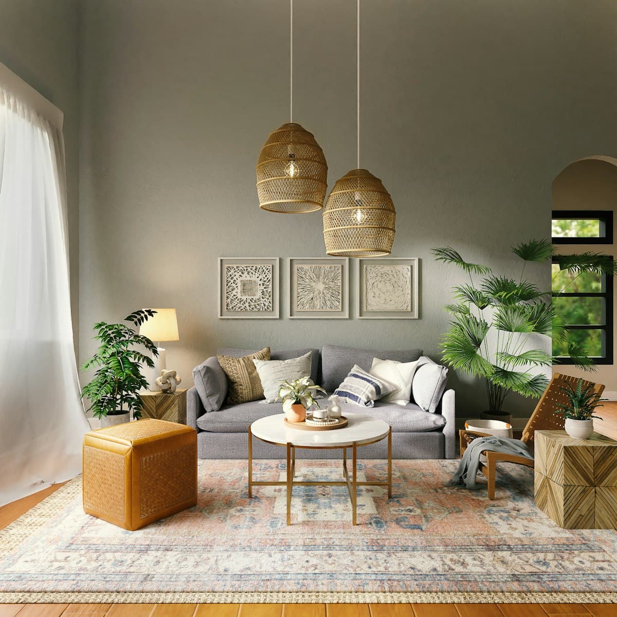Rèm sáo gỗ tự nhiên Oakwood