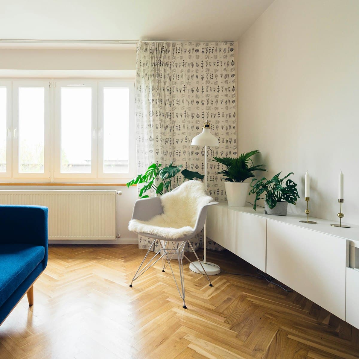 Rèm vải chống nắng Nordic